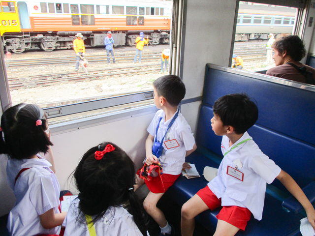  ทัศนศึกษารถไฟไทย ชั้นอนุบาลปีที่ 3 