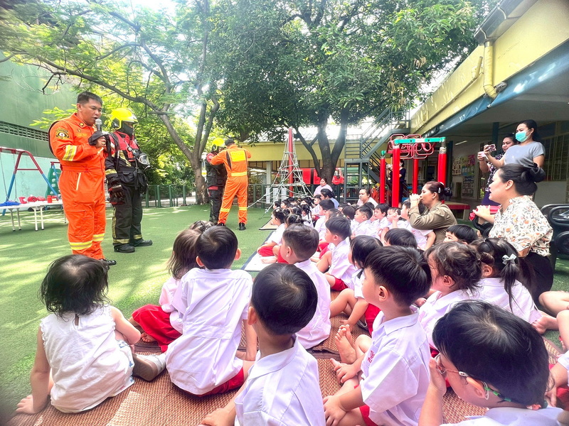  กิจกรรมฝึกซ้อมดับเพลิงและหนีไฟ 