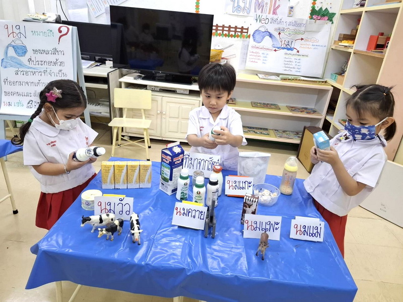 Project Approach เรื่อง นม