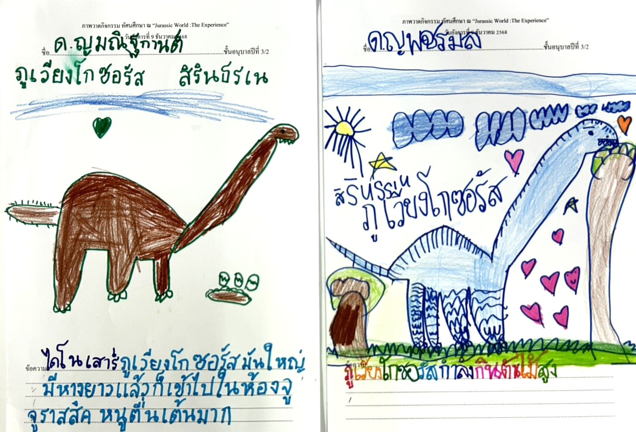 Project Approach เรื่อง ไดโนเสาร์