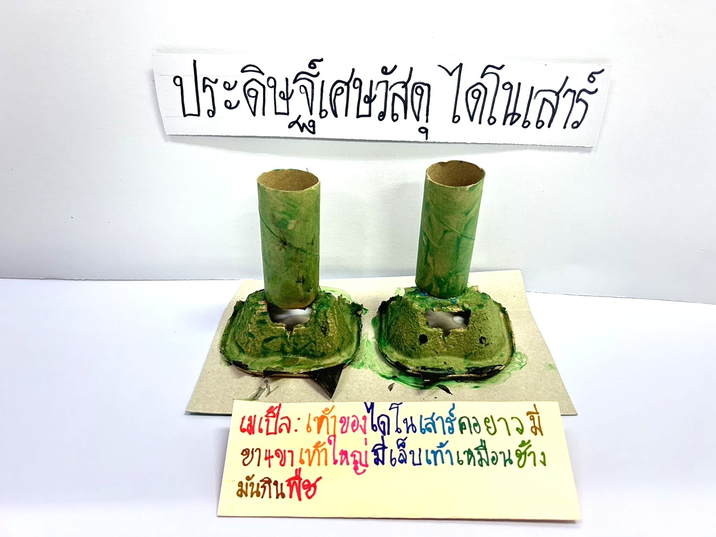 Project Approach เรื่อง ไดโนเสาร์